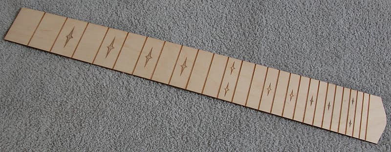 Slide Steel Lap Guitar Fretboard 25 Scale 6-8 String BirchPly For DIY Builds GeorgeBoards™ #1 image 1
