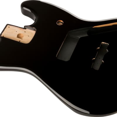 Fender Standard Series Jazz Bass Alder Body, Black image 2