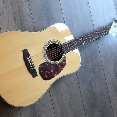 Recording King RD-328 Deluxe Dreadnought Natural | Reverb Canada