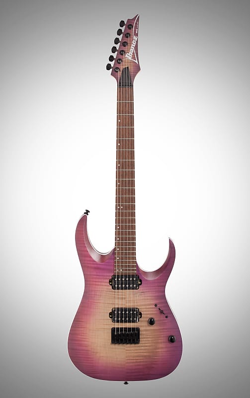 Ibanez RGA42FM Electric Guitar, Trans Purple Burst Flat | Reverb