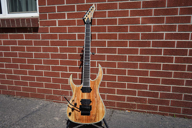 B.C. Rich Shredzilla Prophecy Exotic FR Natural Spaulted Maple Left Handed 6-String NOS image 1