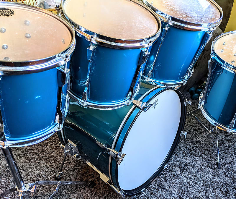 Tama Rockstar DX 6-Piece Drum Set in Ocean Blue. | Reverb