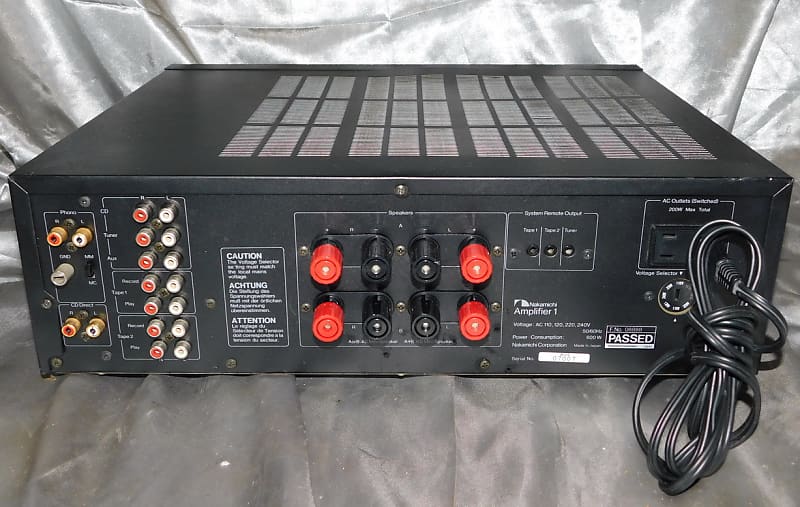 Nakamichi Amplifier 1 vintage stereo integrated amplifier