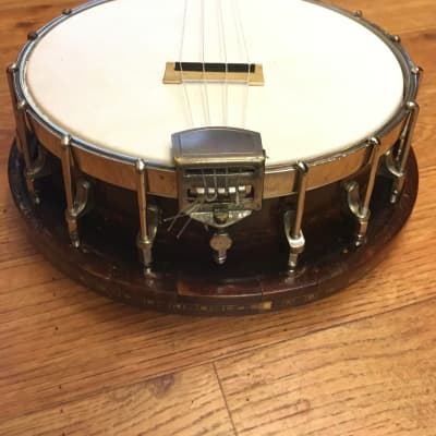 1920's Stromberg-Voisinet (Kay) Vintage banjo ukulele + Original Case image 12