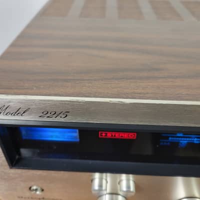 1969 Marantz 2215 Stereophonic Receiver Engraved, Champagne Face image 10