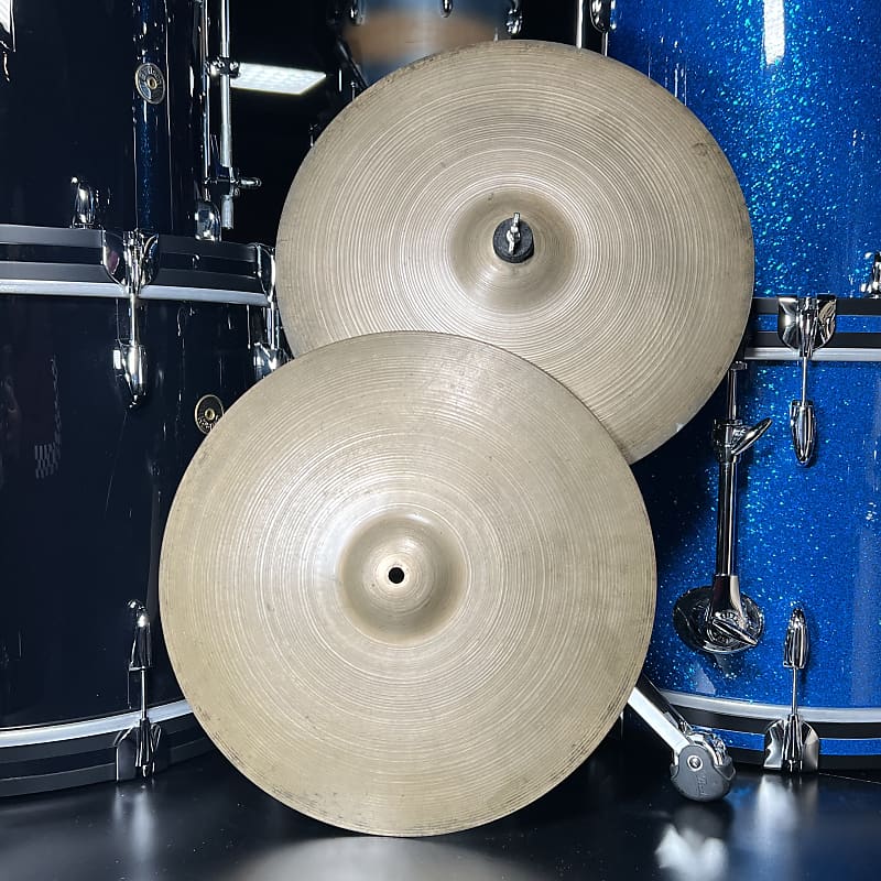 Vintage Zildjian 16" Hi Hat Pair 1516g./1552g. Reverb