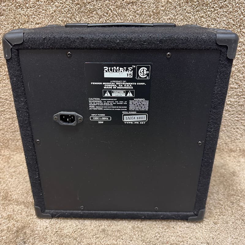 Fender Rumble 15 15-Watt 1x8