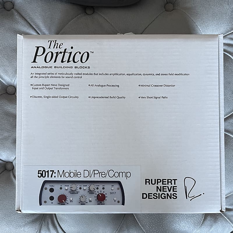 Rupert Neve Designs Portico 5017 Desktop Preamp / Compressor | Reverb