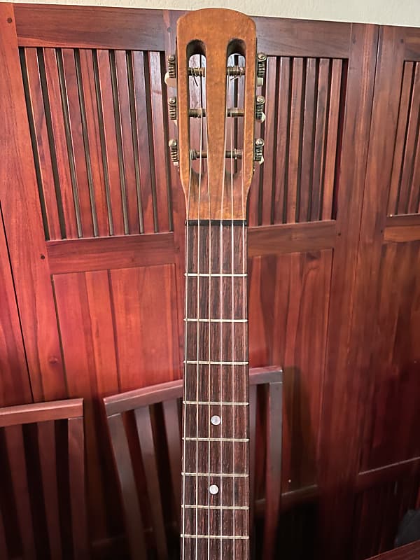 French Parlor Guitar Circa 1920 Maple Reverb UK