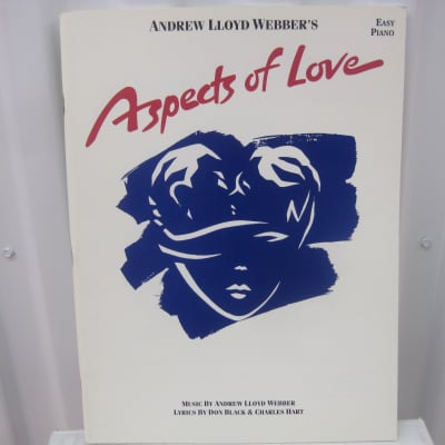 Andrew Lloyd Webber's Aspects of Love Easy Piano Sheet Music Song Book Songbook for sale