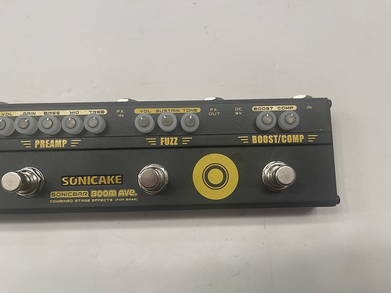 Sonicake Sonicbar Boom Ave. Octave Fuzz Preamp Bass Guitar Multi