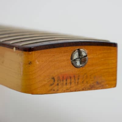 Fender  Stratocaster Solid Body Electric Guitar (1963), ser. #L20428, blonde tolex hard shell case. image 12