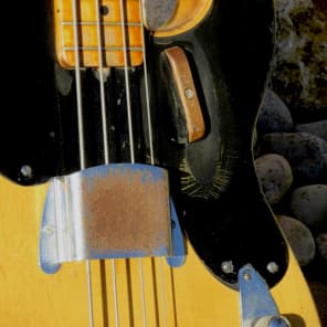 Fender  Precision Bass with matching Tweed Bassman amp Set 1951 See Thru Blonde image 15