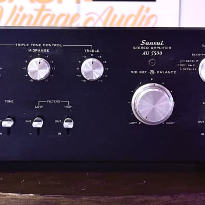 SANSUI AU-α707XR Integrated Amplifier in Very Good Condition | Reverb
