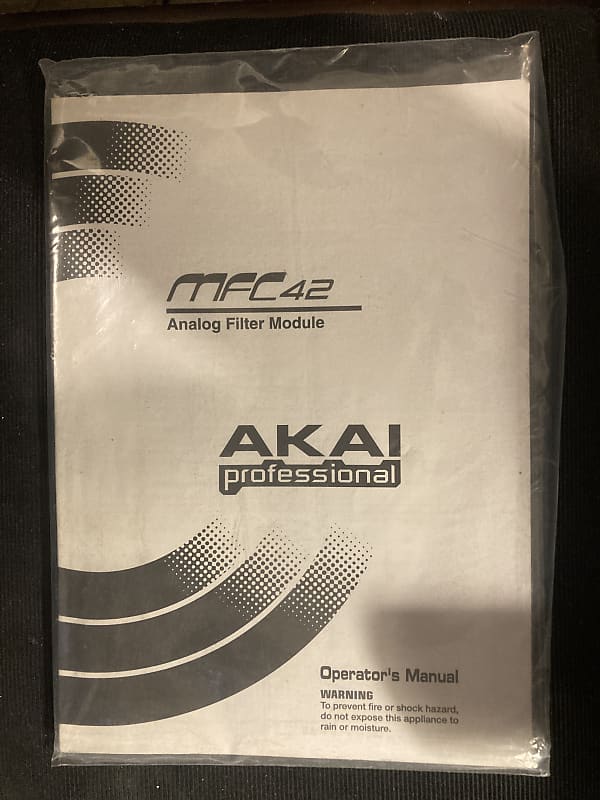 Akai MFC42 Operator’s manual image 1