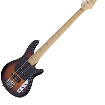 Schecter CV-5 Electric Bass 3-Tone Sunburst image 4
