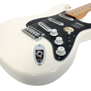 920D Fender Standard Strat Mod DiMarzio Billy Corgan AWT/BK w/Case image 3
