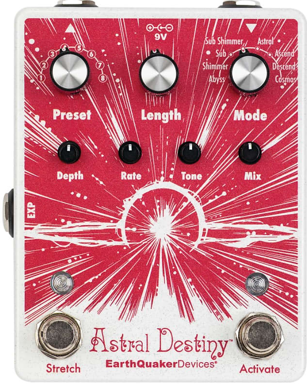 EarthQuaker Devices Astral Destiny Octave Reverb Guitar Pedal image 1