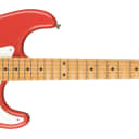 Fender Vintera Road Worn 50s Stratocaster in Fiesta Red Finish with Gig Bag