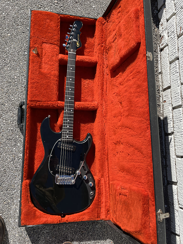 rare G&L Cavalier with vibrato and passive offset humbuckers | Reverb