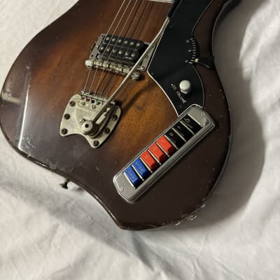 Hagstrom Impala Electric Guitar Made in Sweden *Modified* 1960s - Sunburst image 2