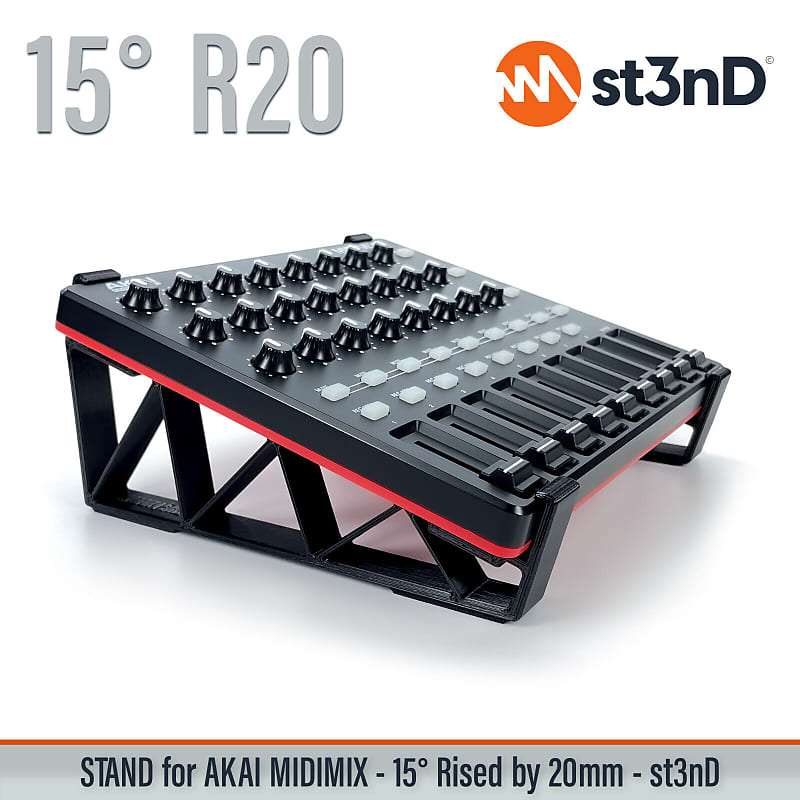 STAND for AKAI MIDIMIX - 15° Rised by 20mm- 3D printed- 100