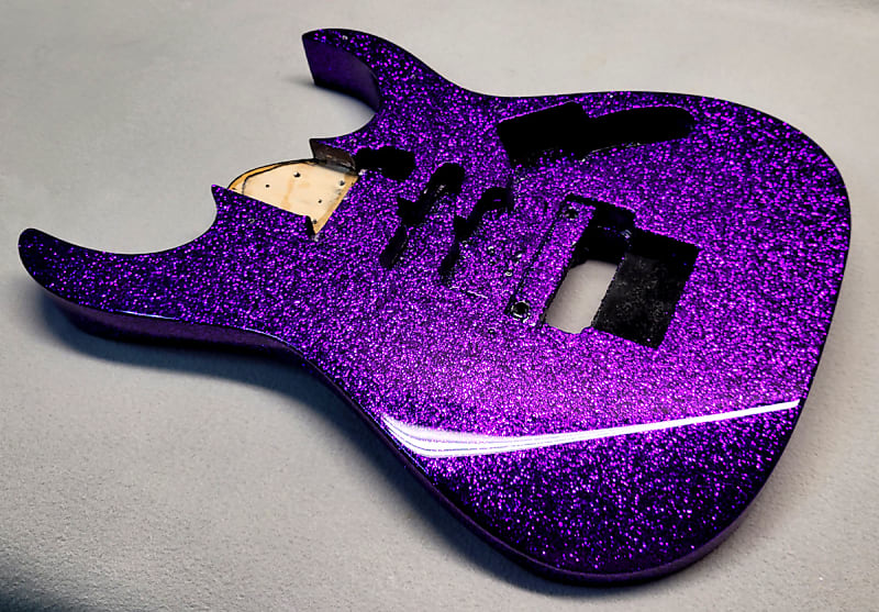 Ibanez Rg Electric Guitar Body Deep Purple Metal Flake Reverb 5831