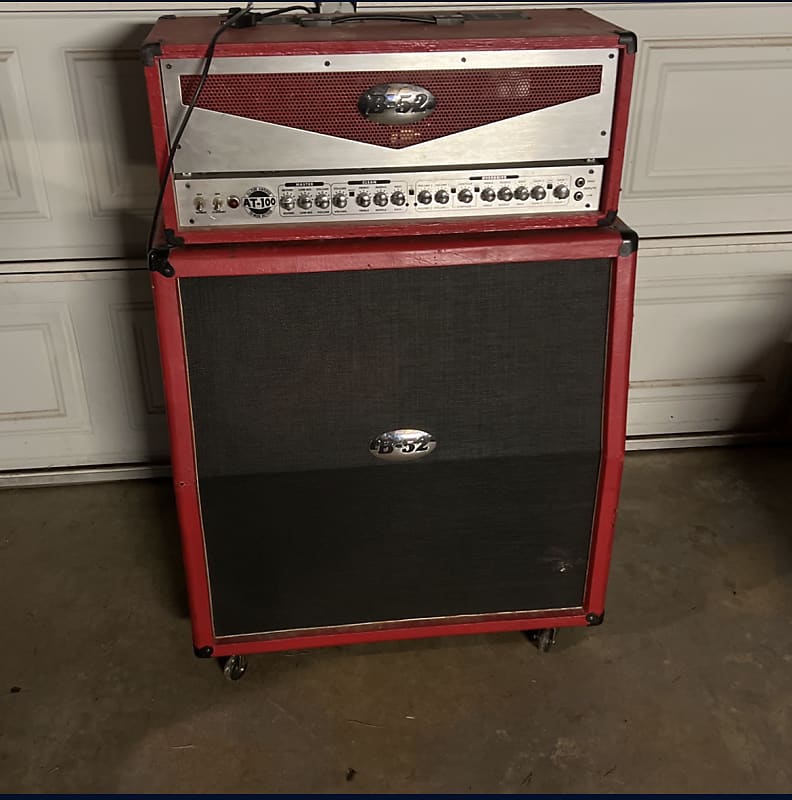 B-52 AT-100 Head & AT-412A Cabinet - Red | Reverb