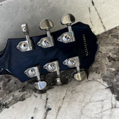 Epiphone Les Paul Custom Pro Electric Guitar Black Ebony w Hard Shell Case image 9