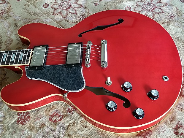 Gibson Left Handed, Lefty 2018 Gibson Traditional ES-335, Cherry Red, New with OHSC/COA image 1