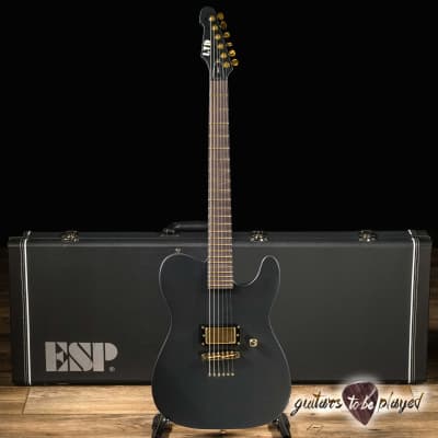 ESP LTD AA-1 Alan Ashby Signature EMG Guitar w/ Case – Black Satin for sale