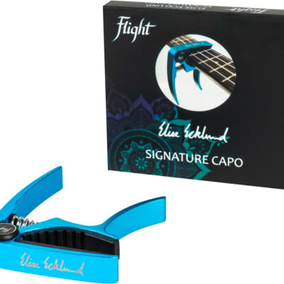 Flight Flight FC-EET Elise Ecklund Signature Ukulele Capo New - Aluminum - Turquoise image 3