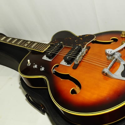 Guyatone SG-22T Bizarre Full Acoustic Electric Guitar Ref No