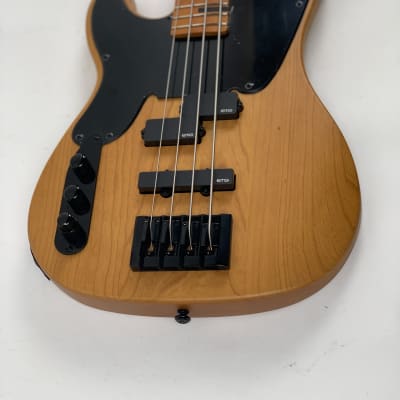 Schecter Model-T Session LH Aged Natural Satin ANS Left-Handed Bass  Model T image 9