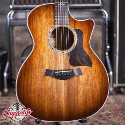 Taylor 424ce Special Edition Walnut Grand Auditorium Acoustic/Electric Guitar - Shaded Edge Burst with Hardshell Case image 1