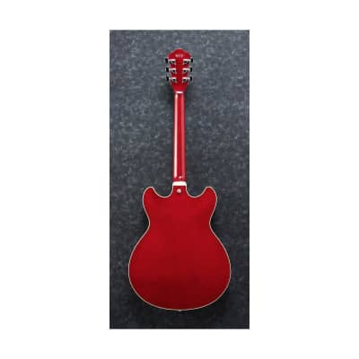 Ibanez Artcore AS73 Electric Guitar, Bound Rosewood Fretboard, Transparent Cherry Red image 11