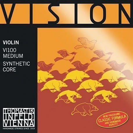 Thomastik-Infeld Vision Violin Strings - G- Silver Wound/Synthetic Core image 1