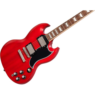 Epiphone 1961 Les Paul SG Standard Electric Guitar - Aged Sixties Cherry image 4