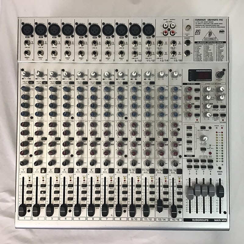 Used Behringer UB2442FX-PRO Mixers