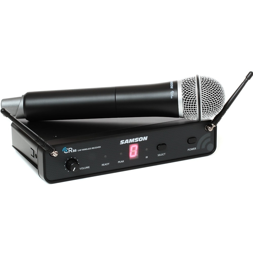 Wireless　Band)　Reverb　Handheld　88x　UHF　System　Samson　(D　Concert　Microphone