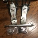 Pearl P2052C Eliminator Redline Chain-Drive Double Bass Drum Pedal 2010s - Silver / Black / Red