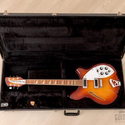 1984 Rickenbacker 360 Autumnglo Vintage Guitar Near-Mint, 100% Original w/ Case image 19