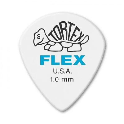Dunlop 466P10 Tortex Flex Jazz III XL 1mm Guitar Picks (12-Pack)