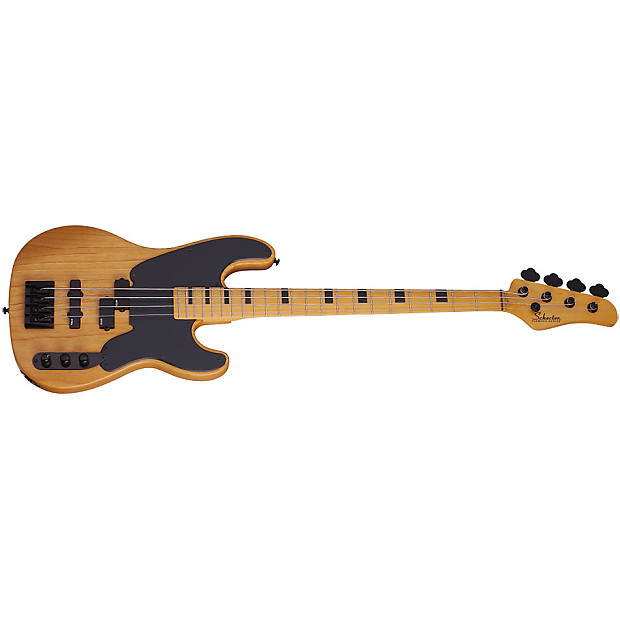 Schecter Model-T Session 4-String Bass Aged Natural Satin imagen 1