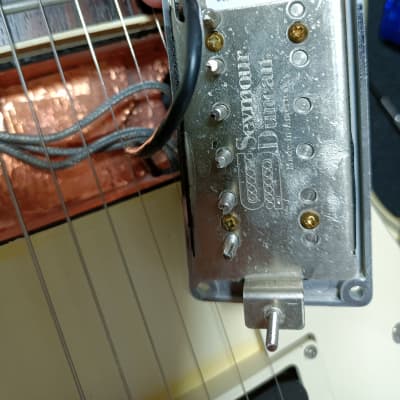 **SALE** 1984 Greco JS55 John Sykes Custom "Painted Over" RELIC Black Beauty Vintage Guitar Japan Fujigen imagen 16
