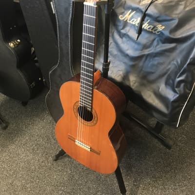 Lyle CD366 Classical Acoustic Guitar in very good condition made in Japan 1970s with original vintage case image 2