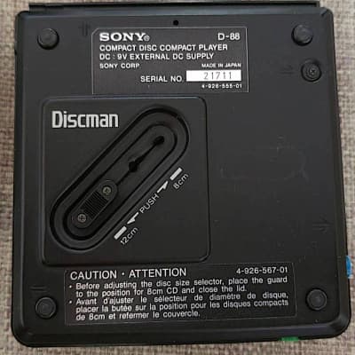 Sony D-88 Discman not working | Reverb