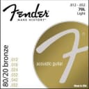 Fender 70L Bronze Acoustic Strings - 12's