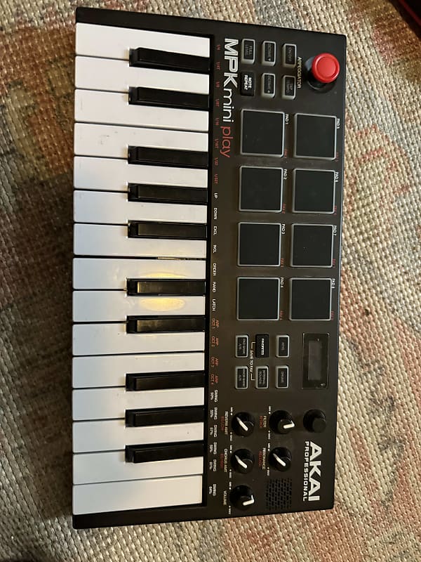 Akai MPK Mini Play Portable 25-Key MIDI Controller | Reverb