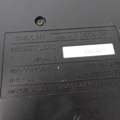 TASCAM Porta05 Ministudio 4-Track Cassette Recorder image 7